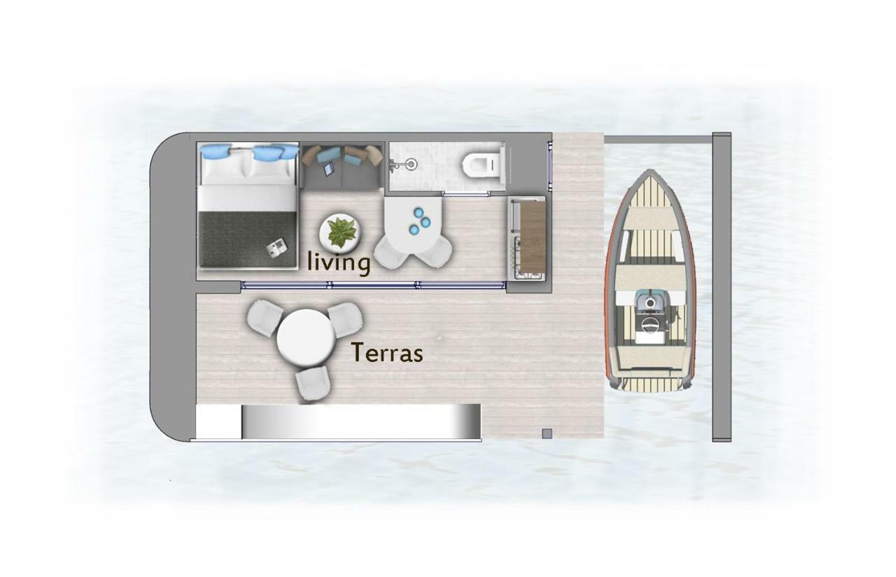 Tinyfloat Andijk Villa Dış mekan fotoğraf